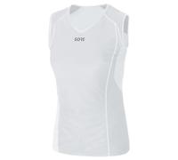 GOREWEAR M Women GORE® WINDSTOPPER® Base Layer Sleeveless Shirt, Light Grey/White, L
