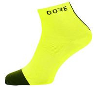 GOREWEAR Men's Light Mid Socks, neon yellow/black, 44-46 UK