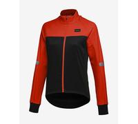 GOREWEAR Phantom GORE-TEX INFINIUM™ Jacket with Removable Sleeves Light Red Glossy Black Women - XL