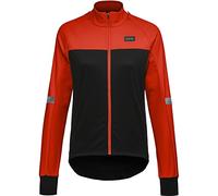 GOREWEAR Phantom Jacket Womens, Black/Fireball, 38
