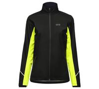GOREWEAR R3 Women Partial GORE-TEX INFINIUM™ Jacket, Black/Neon Yellow, 34