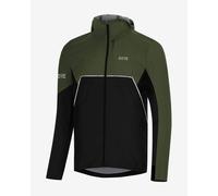 GOREWEAR R7 Partial GORE-TEX INFINIUM™ Hooded Jacket Olive Green Black - S
