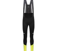 GOREWEAR Spinshift Thermo Bib Tights+ Mens, Black/Neon Yellow, S