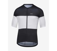 GOREWEAR Spirit Stripes Short Sleeve Jersey Black White - XXL