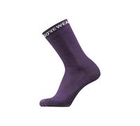 GOREWEAR Unisex Essential Merino Socks, Purple Indigo