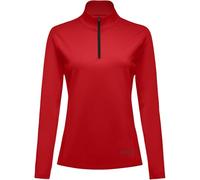 GOREWEAR Womens Everyday Mid 1/4 Zip Shirts, Lab Red, XS EU