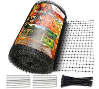 Gorffy Garden Netting, 2.1m x 20m Bird Netting for Garden, Protects Vegetables, Plants & Fruits, Includes 50 Cable Ties & 10 Ground Pegs