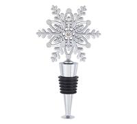 GORGECFAFT Wine Stopper Snowflake Wine Bottle Stopper Alloy Bottle Decorative Beverage Beer for Christmas Party Wedding Birthday Supplies Favors