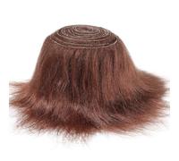 GORGECRAFT 1.5m Craft Faux Fur Fabric PreCut Rolls 5cm Shaggy Plush Faux Fur Ribbon Trim Fabric Roll Coconut Brown Artificial Craft Plush Gnome Beards for Christmas Pillows Seat Cushion Chair Cover