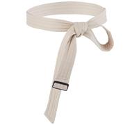GORGECRAFT 1.77m Women Down Coat Ribbon Belt With Buckle Cloth Sash Belts Beige Gloss Waist Band Long Puffer Sash Waist Band Tunics Girdle Tie Knot Cinch Belt for Down Garment Accessory