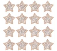 GORGECRAFT 1 Box 16Pcs Star Shaped Rhinestone Buttons Crystal Light Gold Alloy Shank Button Replacement Decorative Buttons for DIY Sewing Crafts Sweater Uniform Jacket Clothing Hat Embellishments