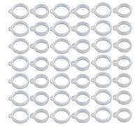 GORGECRAFT 1 Box 60PCS Clear Anti-Lost Silicone Rubber Rings 13/20.5mm Band Holder Silicone Pendant Multipurpose Adjustable Cases Necklace Lanyard Replacement Carrying Kit for Key-Ring Pendant