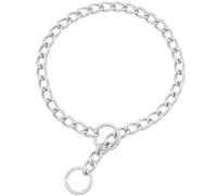 GORGECRAFT 1 Box Choke Dog Chain Collars 304 Stainless Steel Metal Slip P Link Martingale Collar No Pull Puppy Pet Training Walking Choker for Small Medium Large Dogs 60cm Long