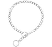GORGECRAFT 1 Box Choke Dog Chain Collars 304 Stainless Steel Metal Slip P link Martingale Collar No Pull Puppy Pet Professional Training Walking Choker for Small Medium Large Dogs 51cm Long