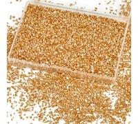 GORGECRAFT 1 Box Crushed Glass Glitter Irregular Broken Gold Shards Crush Chips 3.5 Oz Sequins Metallic Gravel Sprinkles for Resin Craft Art Coasters Ornament Vase Filler DIY Jewelry Making