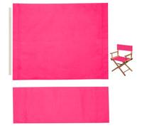GORGECRAFT 1 Set Director Chair Canvas Replacement with Wood Stick 21x8-16 Inch Medium Violet Red Directors Chairs Cloth Casual Seat Back Covers Kit for Home Indoor Outdoor Patio Garden