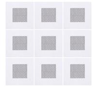 GORGECRAFT 10 Sheets Wall Repair Patch Aluminum Drywall Repair Large Hole Patch Cover with Self-Adhesive Mesh Metal Quickly Repair for Ceiling Plaster Wall Holes 9.8x10.3cm