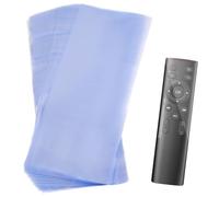 GORGECRAFT 100Pcs Clear Shrink Wrap Bags 20 x 8.2cm Plastic Remote Control Cover Protector Waterproof Dustproof Rectangle Film Heat Seal Bag for Packagaing Remote Control DIY Craft Projects