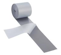 GORGECRAFT 10m*40mm Silver Reflective Stripe Tape Heat Iron on Transfers High Visibility Safety Warning Vinyl Film Cloth Patches for T-shirt Canvas Bag Clothing Fabric DIY Decorations Accessories