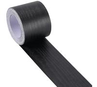 GORGECRAFT 10m*50mm Wood Grain Tape Realistic Wood Grain Repair Tape Black Self Adhesive Waterproof Veneer Edge Banding for Tables Chairs Baseboards Doors Windows Floors and Furniture Renovation