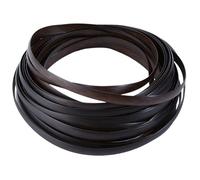 GORGECRAFT 10m*8mm Rattan Weaving Wicker Outdoor Wicker Repair Kit Coffee Synthetic Rattan Roll Flat Cord Webbing Basket Weave Reeds Patio Chair Sofas Repair Supplies for Lawn Furniture Garden