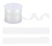 GORGECRAFT 10M Clear Elastic Bra Strap Roll 10mm Wide Transparent Stretch Band Invisible Lightweight Adjustment Bra Shoulder Straps for DIY Craft Dress Clothes Sewing Project