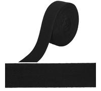 GORGECRAFT 10Ms x 3cm Cotton Twill Tape Black Bias Binding Ribbon Herringbone Tape Roll Webbing for Clothes Sewing Dressmaking Carpet Seam Binding Gift Wrapping Craft Homer Decor