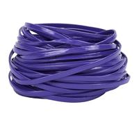 GORGECRAFT 10mx4mm Double Sided PU leather Strip Cord Fold Over Leather Braiding String Flat Soft Leather Trimming Strap Trimming for DIY Sewing Crafts Belt Bracelet Jewelry Making Clothing