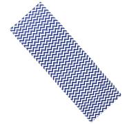 GORGECRAFT 120X43cm Beach Sling Chair Replacement Canvas Outdoor Chairs Cloth Replacements Blue Portable Reclining Patio Folding Chair Fabric for Summer Sunbathing Garden Courtyard Beach Relaxation