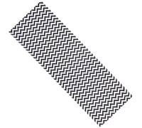 GORGECRAFT 120X43cm Beach Sling Patio Chairs Canvas Folding Chair Replacement Outdoor Chairs Cloth Replacements Portable Reclining Sling Chair Fabric for Summer Vacation Garden,Black White Stripes