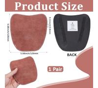 GORGECRAFT 129mm Cowhide Leather Welding Spats | Heat & Abrasion Resistant, Boot Lace Covers, Coconut Brown Gaiters Shoes Protectors Cover, for Men Women Universal Size