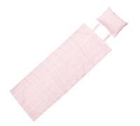 GORGECRAFT 141x43cm Beach Sling Chair Canvas Pink White Stripes Replacement Deck Chairs Cloth Fabric Folding Lounge Chair Cover Canvas for Sunbathing Garden Courtyard Patio Outdoor