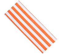 GORGECRAFT 1pc Beach Sling Chair Replacement Canvas 120X43cm Outdoor Chairs Cloth Replacements Reclining Sling Replacement for Sunbathing Garden Courtyard Beach Relaxation, Orange Red White Stripes