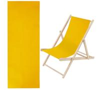 GORGECRAFT 1Pc Beach Sling Chair Replacement Cloth 435*1150mm Chair Oxford Cloth Gold Chair Fabric Reclining Sling Lawn Chair Webbing Foldable Lounge Chair Fabric for Sunbathing Garden Courtyard Beach