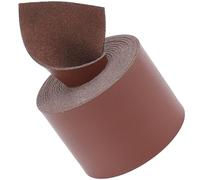 GORGECRAFT 2 Inch Wide Leather Strap 79 Inch Long Imitation Leather Strips Flat Leather Cord Lychee Grain Leather Threads for DIY Crafts Guitar Belt Jewelry Making Tooling Workshop, Coconut Brown