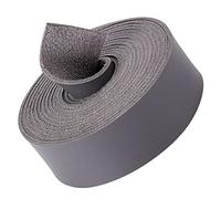 GORGECRAFT 2 Meters Flat Leather Cord 25mm Wide Leather Strap 1.8mm Thick Single Side Grained Imitation Leather Strips for DIY Craft Projects Pet Collars Belt Bracelet Jewelry Making Handles, Gray