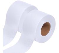GORGECRAFT 2 Rolls Fusible Batting Tape for Quilting 5cm x 27.4M Non Woven Seam Fabric White Single Sided Adhesive Sheer Binding Heat Press Batting Together Tape for Sewing Hemming Patching