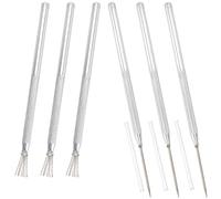 GORGECRAFT 2 Style 6PCS Clay Needle Ceramic Detail Tools Pottery Sculpture Needle Detail Tool Clay Modeling Sculpture Playdough Pro Needle Texture Tools for Carving Scraping Modeling & Other