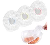 GORGECRAFT 200Pcs Bread Dough Proofing Cover Basket with Colorful Elastic Edge Bowl Covers Sourdough Bread Baking Rising Stretchable Plastic Wrap for Food Fruit Vegetable Fresh Keeping Bags Storage