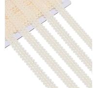 GORGECRAFT 20m 20mm Elastic Edges Trimming Stretch Lace Trim Webbing Crocheted Lace Cord Ribbon for DIY Sewing Crafts Garment Embellishments Gift Wrapping, Light Yellow