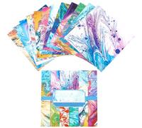 GORGECRAFT 24Pcs 12 Styles Patterned Scrapbook Paper Pad 15.2x15.2cm Vintage Scene Decorative Decoupage Cardstock Paper Journaling Background Supplies for Planners Card Making Photo Album Origami