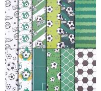 GORGECRAFT 24Pcs 12 Styles Soccer Scrapbook Paper 30x30cm Double-Sided Sports Ball Decorative Background Paper Pad for Scrapbooking Journaling Card Making Gift Wrapping Origami DIY Crafts Album Decor