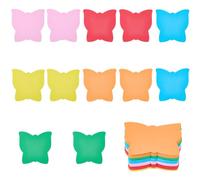GORGECRAFT 24Pcs Butterfly Foam Cut Outs Cutouts Double Spring Summer Butterflies Shaped Bulletin Board Decorations Cutouts Accents for DIY Craft Party Home Supplies