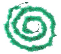 GORGECRAFT 2m Feather Boas Fluffy Turkey Feather Trim Women Ladies Costume Dress Up Accessory for Clothes Crafts Dancing Wedding Party Christmas Tree Decoration Sea Green