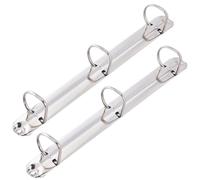 GORGECRAFT 2Pcs 3-Ring A4 Metal Binder Mechanisms 35mm D Ring Replacement Binder Loose Leaf Binding Spines Planner Clips for DIY Paper Storage Document Holders Photo Album Scrapbooks Folder Accessory