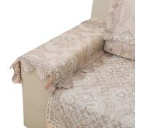 GORGECRAFT 2Pcs 76x60.5cm Coffee Armrest Chair Covers Couch Arm Covers Comfortable Non-Slip Lace Furniture Protector Washable Armchair Recliner Headrest Slipcovers for Sofa Chair Protectors