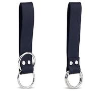 GORGECRAFT 2PCS Black Holder Belt Accessories Renaissance Skirt Hikes Holders Medieval PU Leather Belt Buckle for Halloween Witch Renaissance Viking Cosplay Costumes