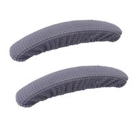 GORGECRAFT 2PCS Office Chair Armrest Covers Removable Elastic Arm Rest Covering Grey Stretchable Office Seat Hand Rest Protector Arm Pad Covers for Executive Desk Computer Rotating Chair