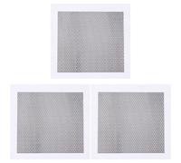 GORGECRAFT 3 Sheets Wall Repair Patch Aluminum Drywall Repair Large Hole Patch Cover with Self-Adhesive Mesh Metal Quickly Repair for Ceiling Plaster Wall Holes 24.9x25.1cm