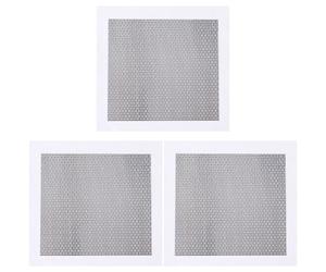 GORGECRAFT 3 Sheets Wall Repair Patch Aluminum Drywall Repair Large Hole Patch Cover with Self-Adhesive Mesh Metal Quickly Repair for Ceiling Plaster Wall Holes 24.9x25.1cm